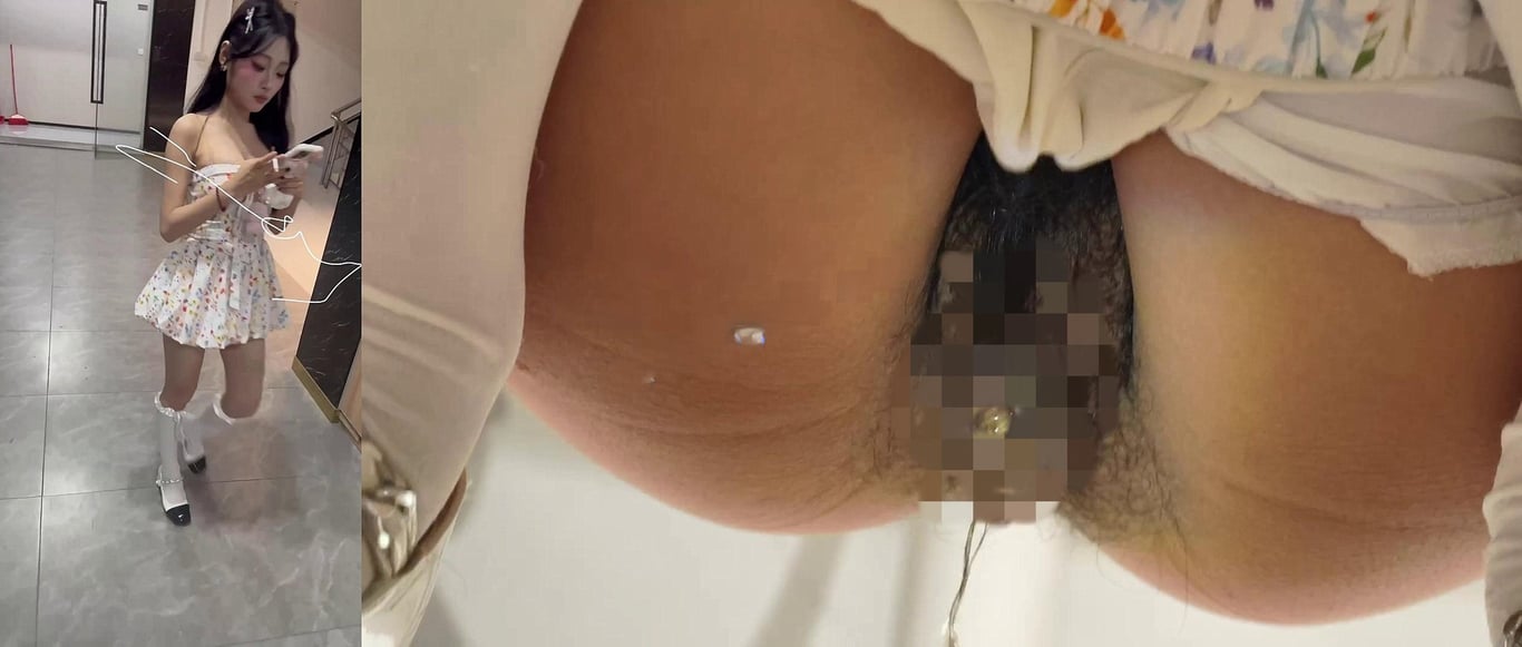 【厕拍】灯火通明偷拍极品女神拉屎撒尿 高清诱惑系列 配图7