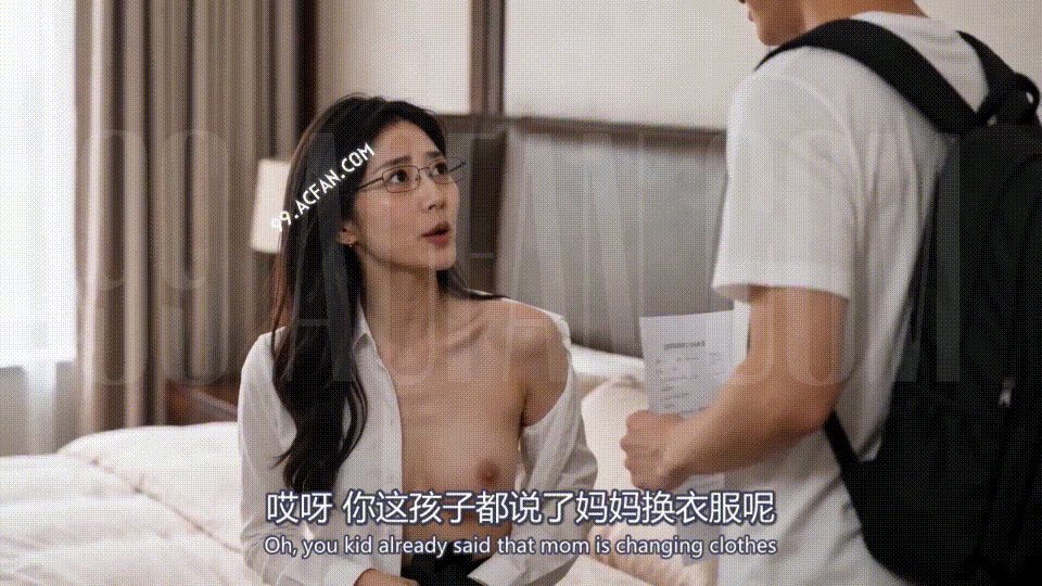 【AI短剧】《妈妈陪儿子高考》EP1-8集 儿子考试压力大妈妈背着爸爸让儿子操逼 配图6