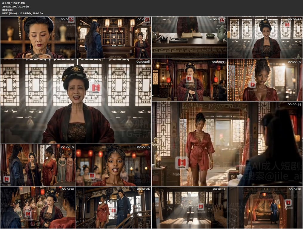 【AI短剧】《潘淫莲豆腐坊》EP1,3-5,7-14上下集，买豆腐送吃潘金莲的大 配图41
