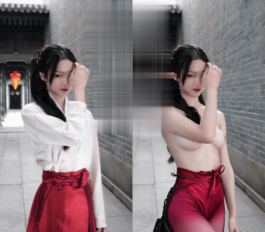 【AI脱衣】陈羽翎--明星脱衣--中国内地影视女演员氺 配图3