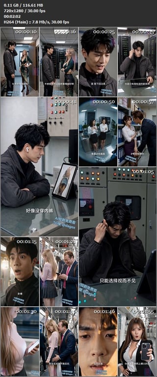 【AI短剧】《弱点》 EP1-13集，看似光鲜其实只是机房管理，他却阴差阳错跟公 配图21