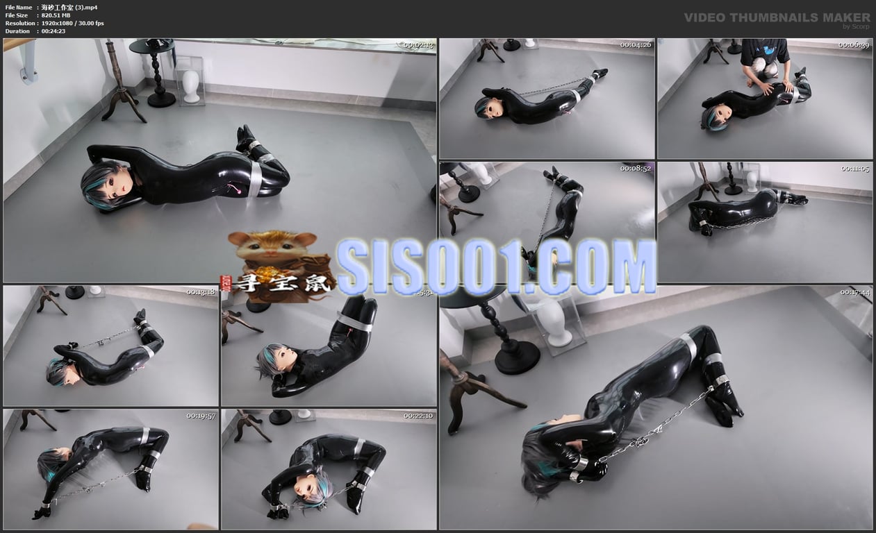 ㊙【SM调教】【海砂工作室】白丝舞蹈生被捆绑蹂躏tk_海砂_直臂驷马蹂躏强高⑿  配图9