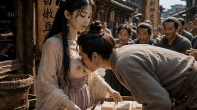 【AI短剧】✨潘淫莲豆腐坊✨第1-15集 买一块豆腐亲一口大奶，晚上还要回家伺候叔叔 - 老宋论坛-老宋论坛
