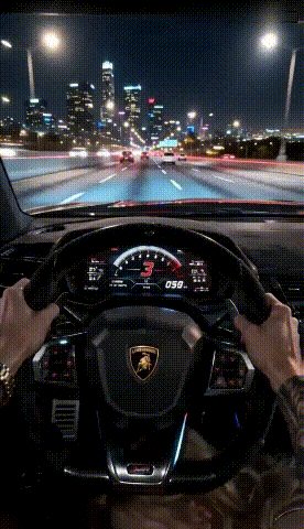 【AI短剧】GTA6先行版《我在洛杉矶为所欲为》 EP1 开着兰博基尼在高速公路 配图1