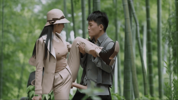 【AI脱衣+AI推演】魔改无水印剧情版电视剧《民初奇人传 》第一集 主演：王紫璇 配图8