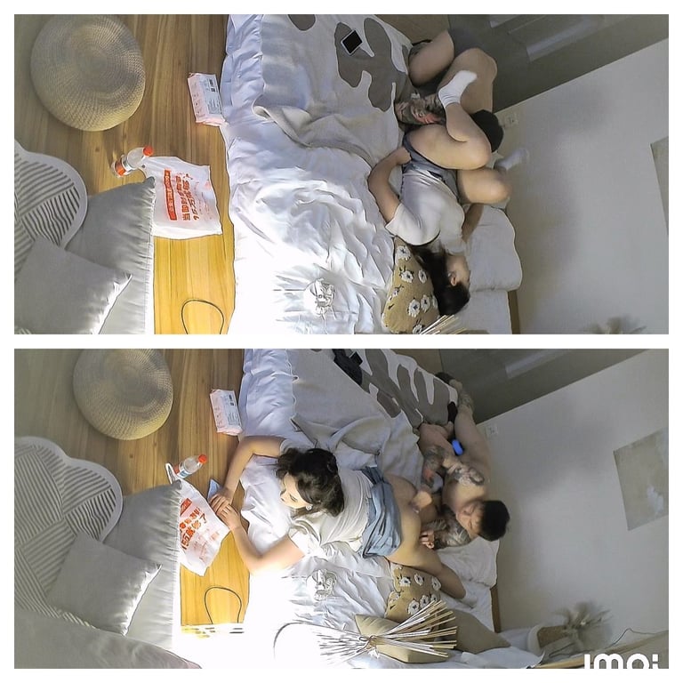 7-17独家重磅流出乐橙酒店豪华房偷拍极品肥臀牛仔短裙骚妹被猛男男友狂舔蜜穴压床 配图13