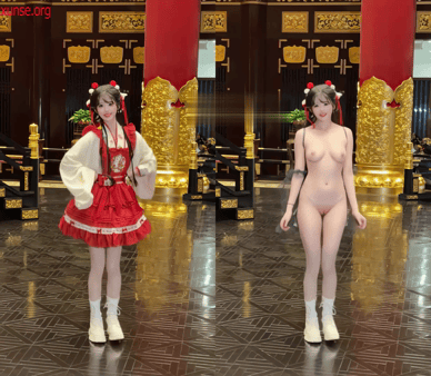 【AI脱衣】网红美女脱衣系列✅十元酱✅（第二弹）元气美少女愃氺-老宋论坛