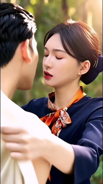 【AI短剧】『我在荒岛称王』第1-2集 短剧魔改窈窕空姐美女特工通通拿下！ 配图17