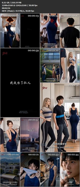 【AI短剧】《秘密教学》EP0-3集，美丽的熟女老婆和两个绝色女，开启这场禁忌的 配图10