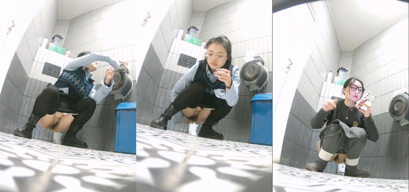 精品厕拍⑵，办公楼女卫生间2K高清偷拍数位小姐姐方便，脸穴同框愃 配图4