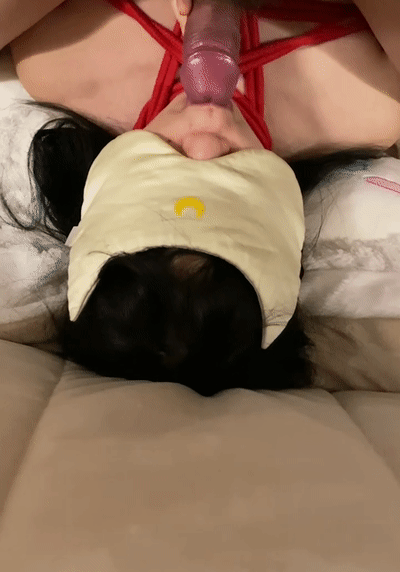 中国美院清纯女神苏雨桐不雅视频流出黑丝足交SM绳缚深喉爆操 高超性技征服学长大屌 配图4