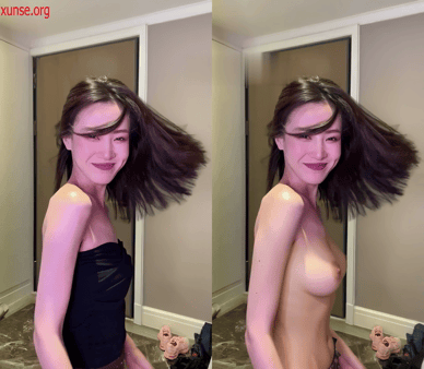 【AI脱衣】网红美女脱衣系列我是香秀美妆小母狗愃氺 配图5