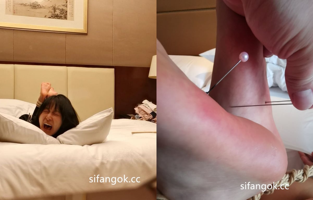 重庆邮电大学反差母狗【李启丹】最新超贵私密群泄露，重度调教3P做爱虐足SP崩溃 配图5