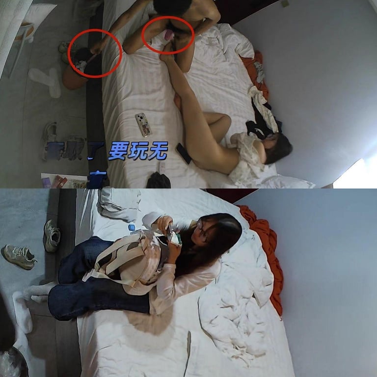 乐橙酒店偷拍流出初热恋眼睛婊学妹被男友从戴套猛操到无套狂干 配图55