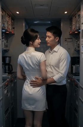 【AI短剧换脸】《听爸爸的话1》杨颖发小重逢，逆袭翻盘，万米高空内射空姐！ 配图2