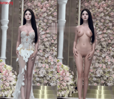【AI脱衣】网红美女脱衣系列妍熙一米八大长腿愃氺 配图3