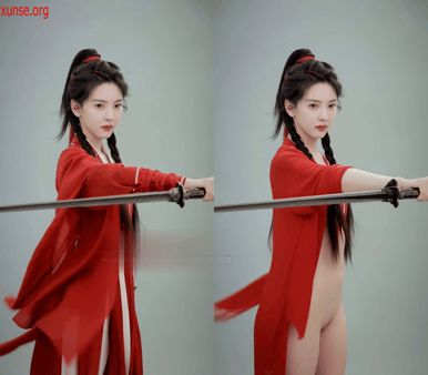 【AI脱衣】章若楠-第四弹--明星脱衣--内地女演员！氺 配图8