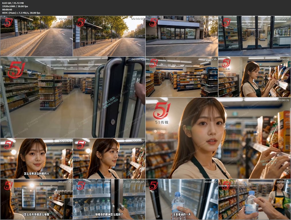 【AI短剧】《小明的一天》跑步路过的美女付费就可以解锁操逼支线，专挑3个漂亮妹子 配图9