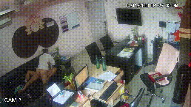 印度办公室激情监控大曝光！老板狂干秘书多次高潮，被摄像头全程偷拍！ 配图6