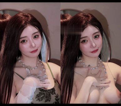 【AI脱衣】网红美女脱衣系列王馨瑶长腿阿姨骚浪贱 配图5