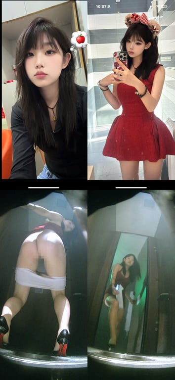 12月最新重磅泄露！酒吧极品厕拍7位绝色女神高清后拍+私密生活照（9V） 配图6
