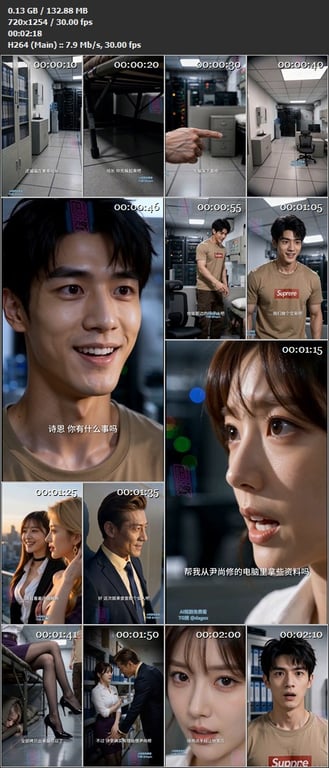 【AI短剧】《弱点》 EP1-14集，看似光鲜其实只是机房管理，他却阴差阳错跟公 配图28