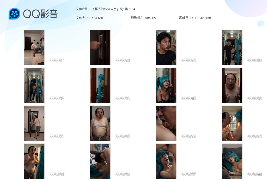【AI真人小剧场】《胖哥的传奇人生》第5集双马尾coser与男友分手主动献身胖哥 配图5