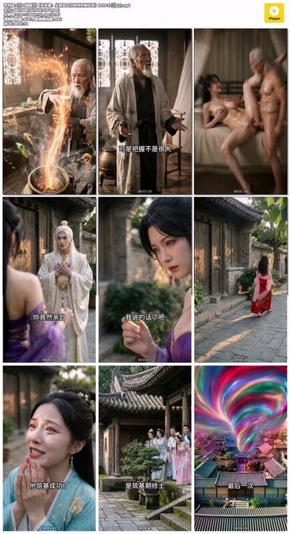 AI短剧《长生录：从侄女上门求丹开始长生》EP36-37 配图42