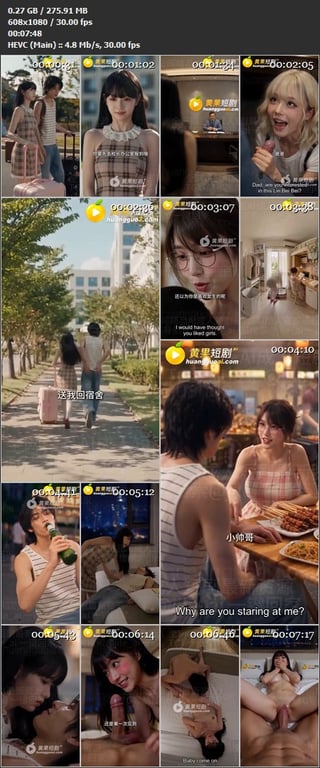 【AI短剧】《性转魅魔》EP1-10集，魅魔体香催情直接顶到失控院长室偷情，极致 配图18