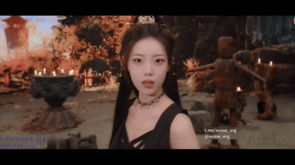 【AI推演】魔改真人影游《美女请别影响我成仙》王涵饰净无欲在洞府蒲团上被后入猛干 配图4
