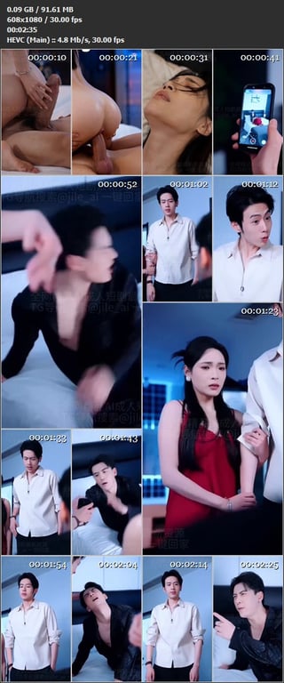 【AI短剧】《双女深喉》EP1-8集，以为是过敏其实欲火焚烧，反差仙人跳的叫床服 配图10