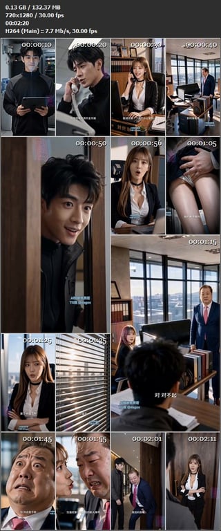 【AI短剧】《弱点》 EP1-14集，看似光鲜其实只是机房管理，他却阴差阳错跟公 配图24