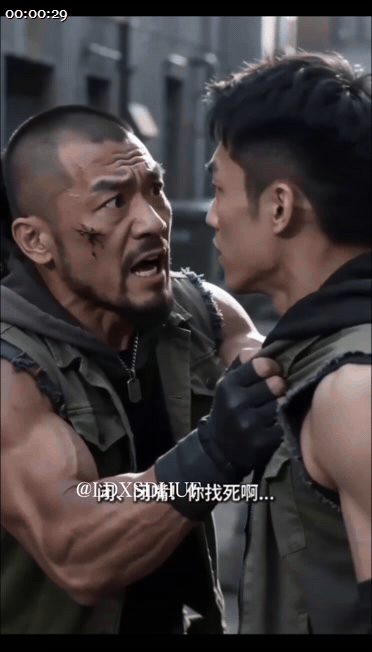 【AI短剧】《卿卿大战鳄鱼帮》超级女雇佣兵单身只闯猛汉营,结果你们懂的,好刺激愃 配图3
