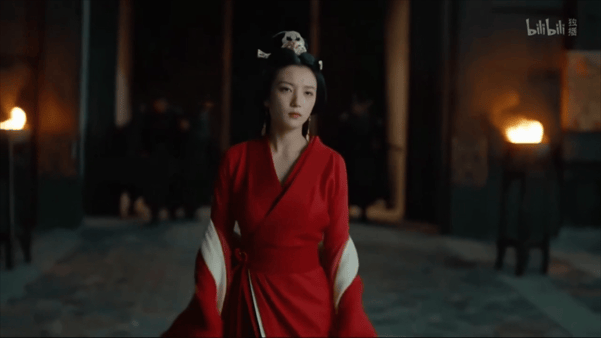 【AI脱衣】魔改电视剧《古相思曲》陆鸢（张雅钦饰）在烛影摇红的凤榻上，被沈不言粗 配图3