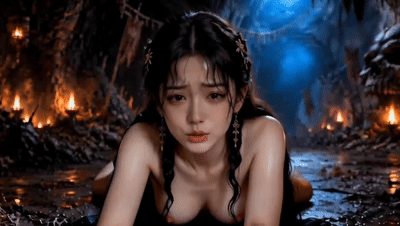 【AI短剧】《白骨精炸裂骚穴自慰》一会变身熟女一会变身萝莉被唐僧屌丝八戒操哭 一 配图2