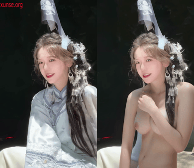 【AI脱衣】网红美女脱衣系列我不叫龙虾甜美小美女_第四弹（写真篇）氺 配图4