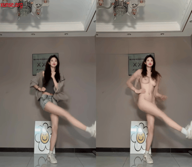 【AI脱衣】网红美女脱衣系列叶小喵啦（第二弹）青春活力愃氺 配图5