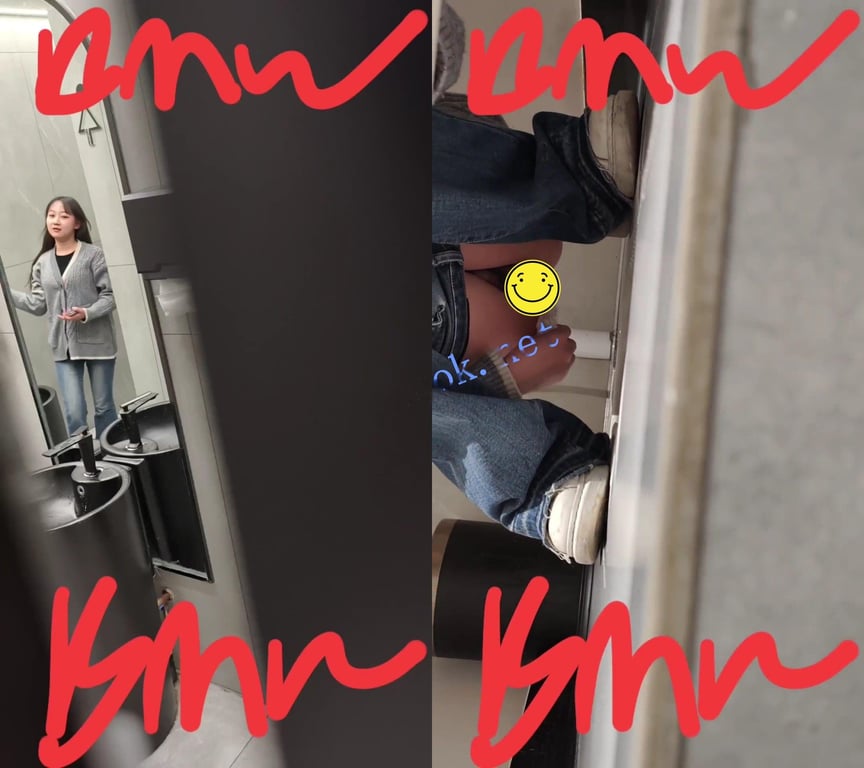 十二月流出【极品女厕偷拍】BMW高价私密群 高颜值美女补光高清偷窥（40V） 配图27