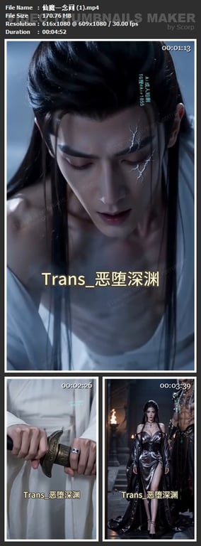 【AI短剧】《仙魔一念间》EP1-5集，孤军枫战魔女们（5V）愃 配图6