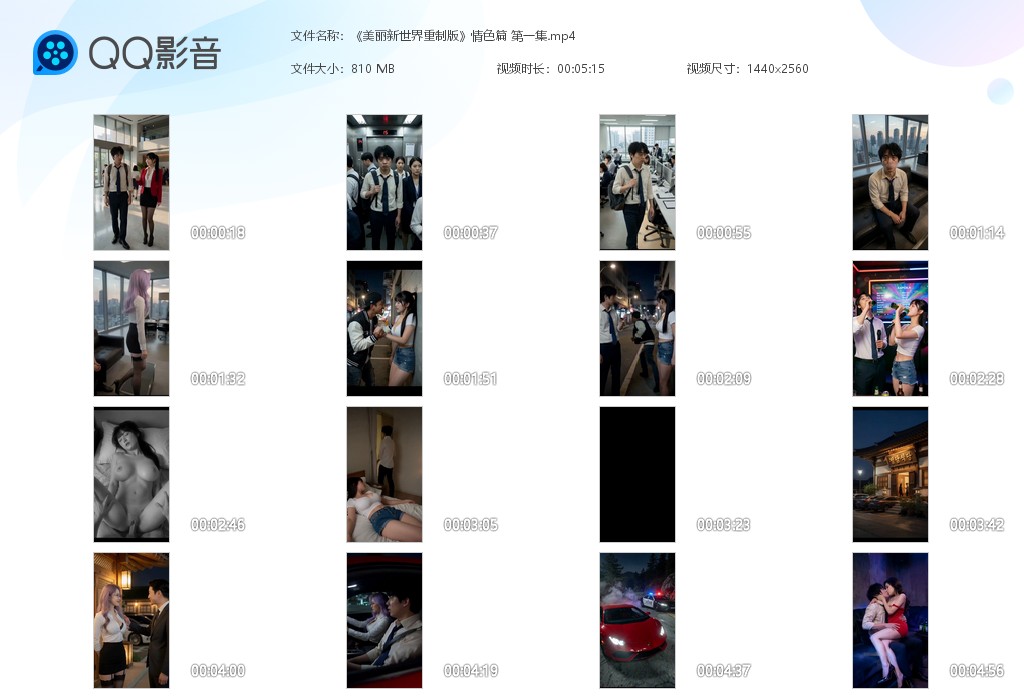 【AI真人小剧场】《美丽新世界重制版》情色篇 第1集李豪承35岁 主动抓住机会， 配图6