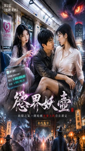 【AI短剧】《欲界妖壶》1-3集女妖妩媚，吸食阳气，阴阳双修！ 配图2