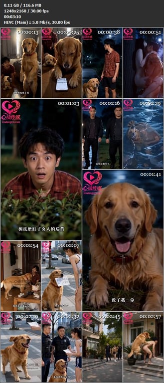 【AI短剧】《救命！我变成了一条狗》EP1-3集，撞见暗恋对象小美。亲眼看见光着 配图10