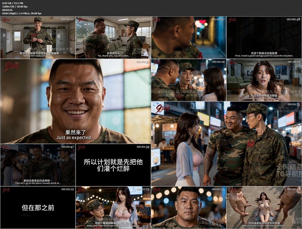 【AI短剧】《堕落物语系列第2季：废物新兵的极品继姐》EP1-5,特种兵昏迷在旁 配图7