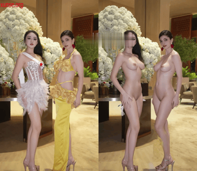 【AI脱衣】网红美女脱衣系列徐紫嫣Sonia全球小姐总冠军愃氺 配图2