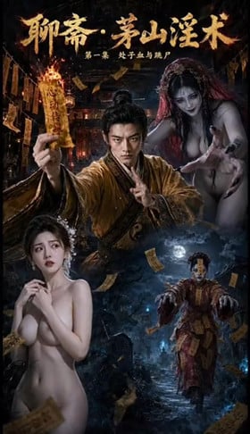 【AI短剧】《聊斋之茅山淫术》1-5集❤️茅山淫术 驱鬼肏逼，淫乱宗门！-老宋论坛