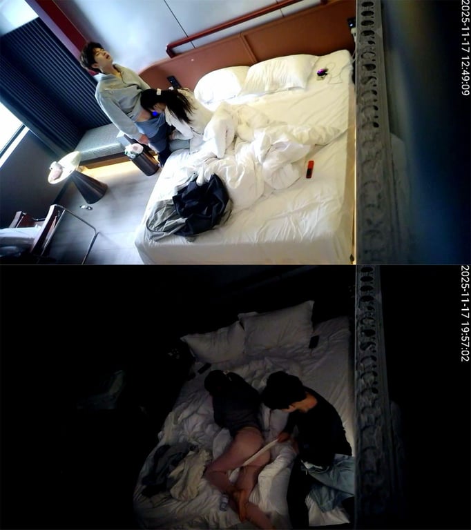 11-17流出天眼酒店高清偷拍精品校园羞涩清纯女大和男友入住三天激情做爱源码录制 配图5