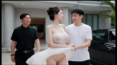 【AI自制小短剧】《NTR寝取:善良的嫂子》第5集婚房激情肏逼，三人大被同眠，三 配图5