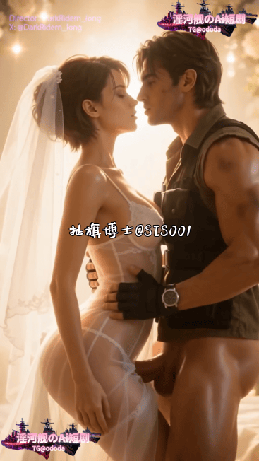 【AI短剧】《生化危机3》特种兵猛男不顾危机，办公室先操女人后入打白浆骚逼流出来 配图2