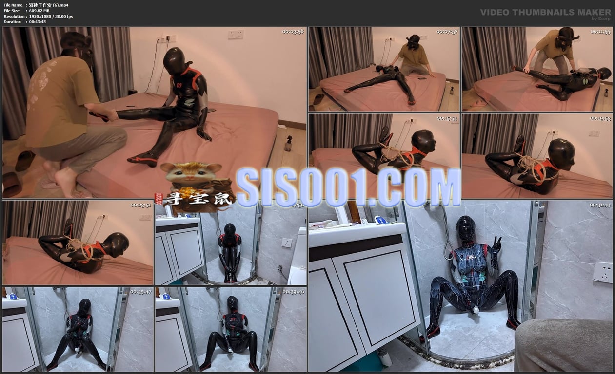 ㊙【SM调教】【海砂工作室】献身的少女_一镜到底极限柔韧驷马折叠⑩10V 配图10