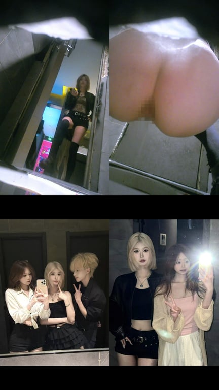 12月最新重磅泄露！酒吧极品厕拍7位绝色女神高清后拍+私密生活照（9V） 配图5